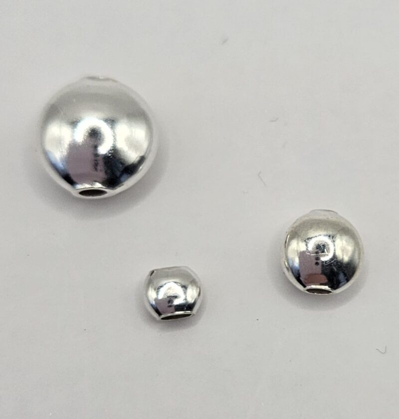 FLAT BEAT 6.8 MM STERLING ZILVER 925 PER STUK #2212