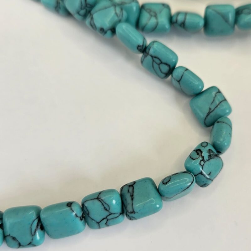 TURQUOISE KRAAL 8.5 MM PER 5 ST #4005