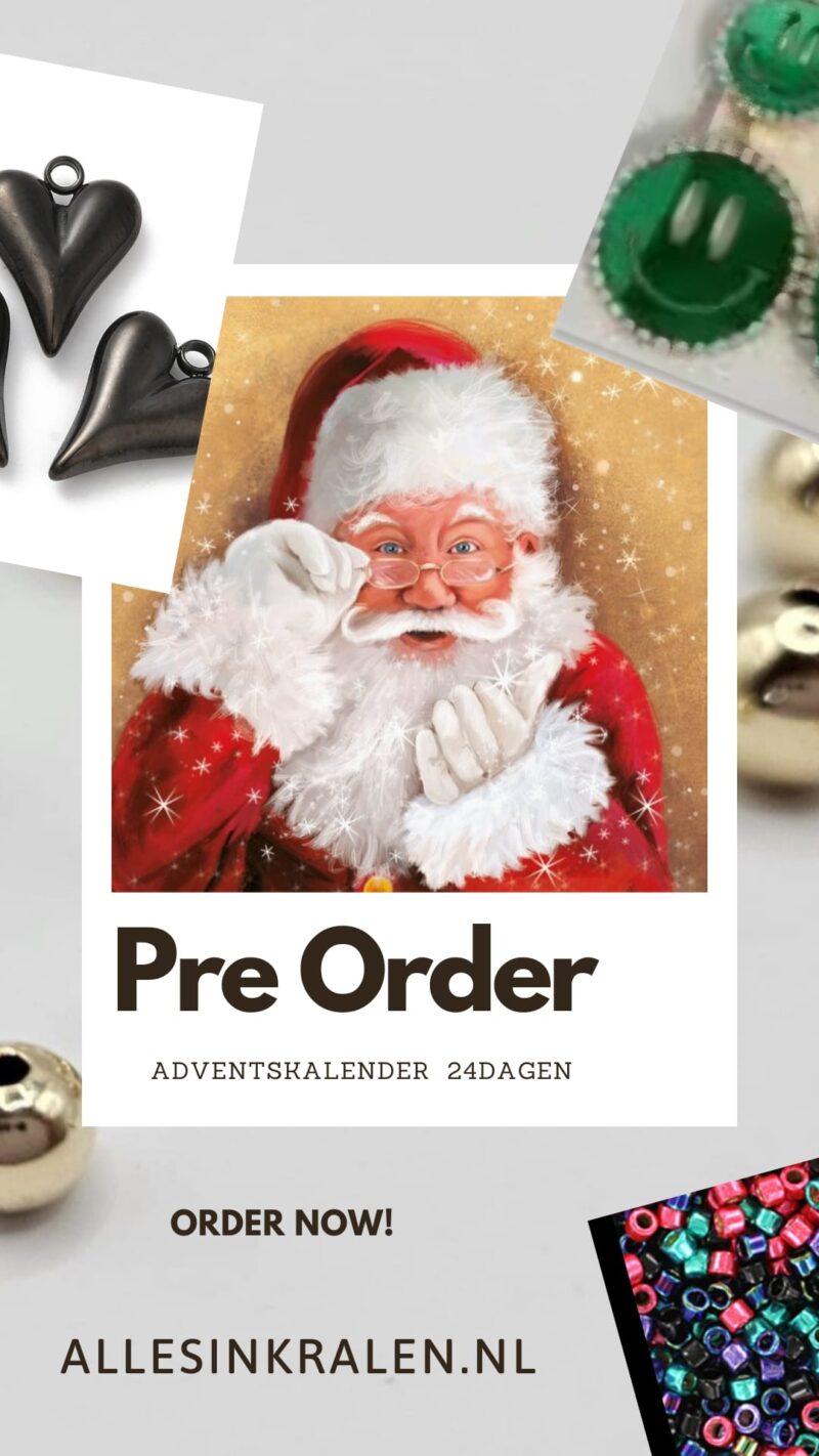 PRE-ORDER ADVENTKALENDER  GOUDKLEUR      24 dagen             WORD HALF NOVEMBER VERSTUURD