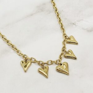 BEDELKETTING STAINLESSTEEL