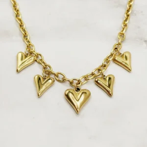 BEDELKETTING STAINLESSTEEL