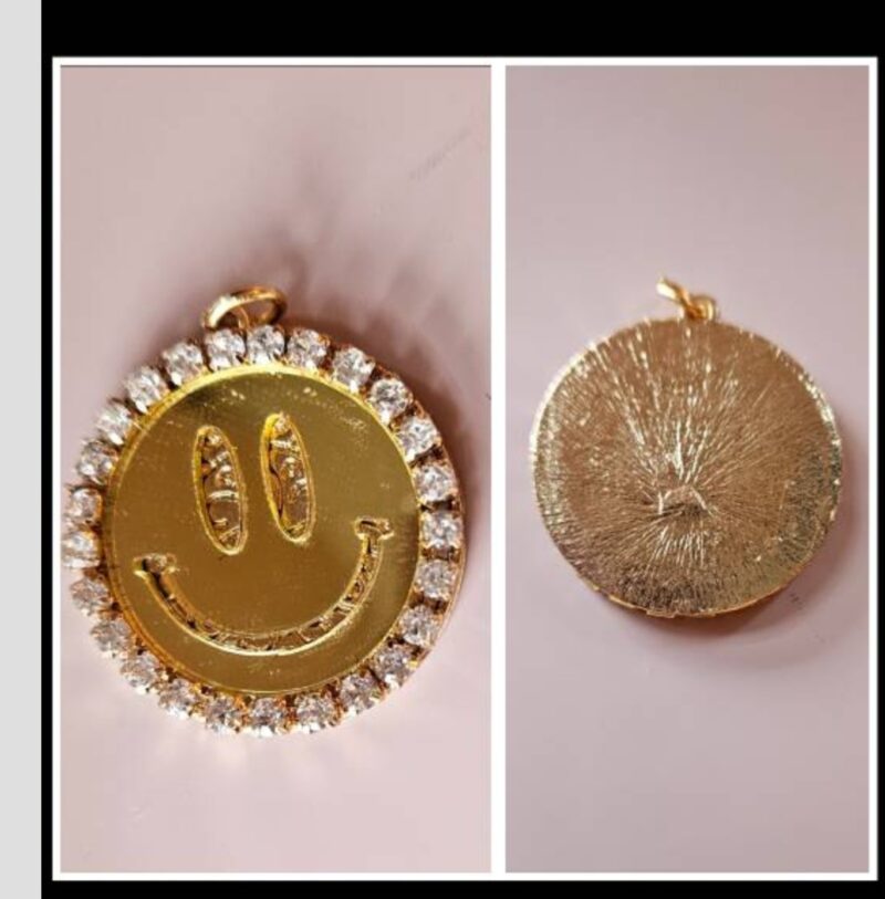 PRE-ORDER SMILEY GOLD 3 CM