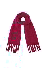 PRE-ORDER Wintersjaals Effen Kleur rood  Casual Polyester